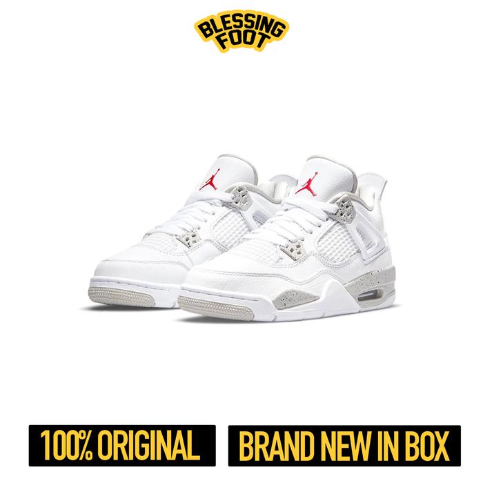 Jual NIKE AIR JORDAN 4 RETRO WHITE OREO 