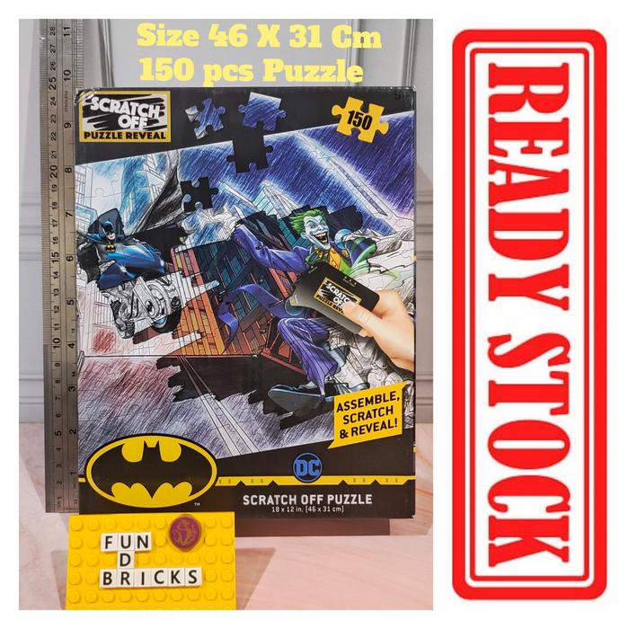 Gambar Prime 3D Scratch Off Puzzle Reveal Batman Joker 150pcs dari Fun D Bricks88 undefined Tokopedia