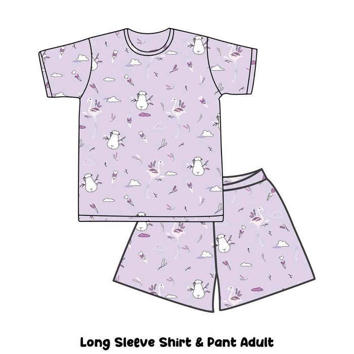 Jual Pyjamas Set Short Sleeve Shirt 