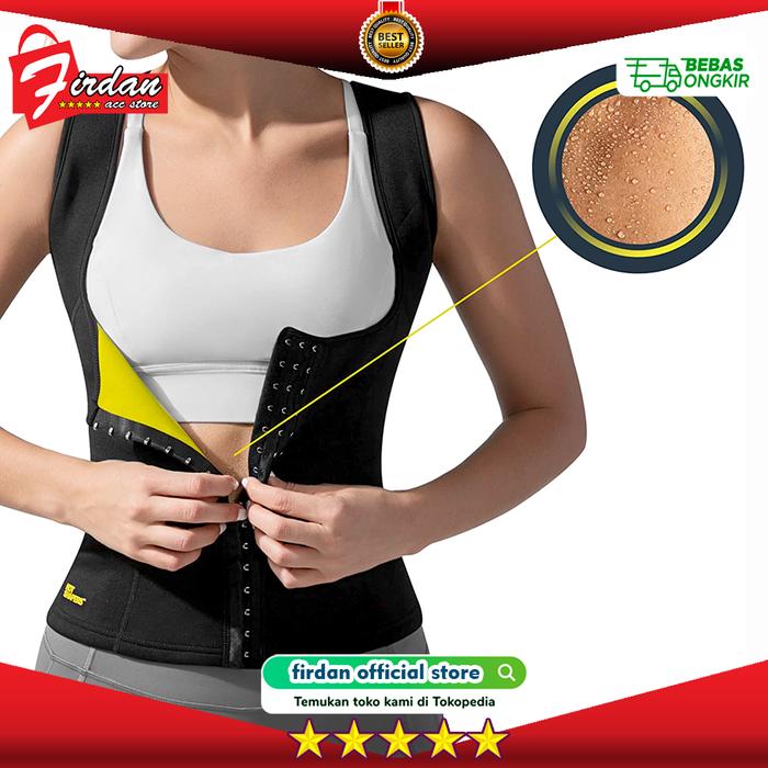 CAMI HOT SHAPERS ROMPI PEMBAKAR LEMAK WAIST CHINCER DENGAN PENGAIT ORI S