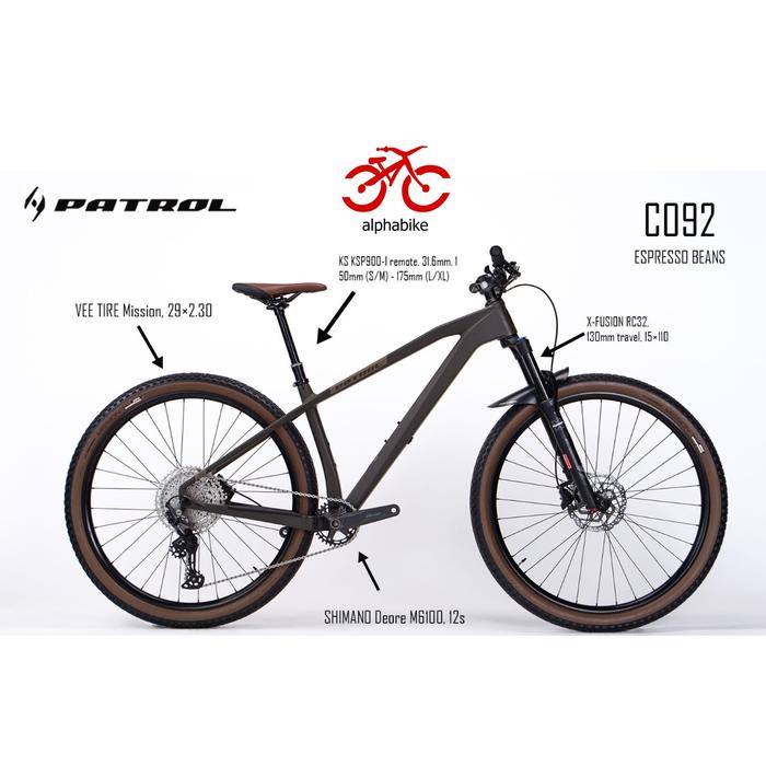 SEPEDA GUNUNG MTB PATROL C092 (2021) ESPRESSO BEANS M ESPRESSO