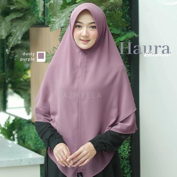 Gambar KHIMAR HAURA AZMEELA SIZE M - Dusty Purple dari Khaylila's_Gallery undefined Tokopedia