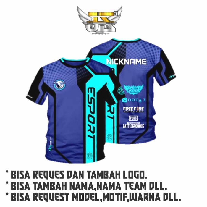 HOT Kaos Jersey Gaming Baju Polos Esport Jual Kaos Jersey
