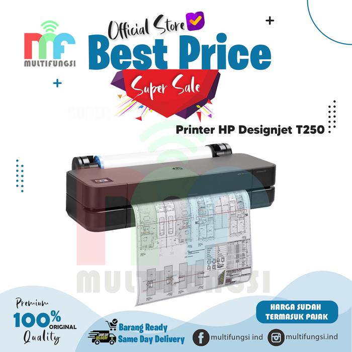 Jual Printer HP Designjet T250 24-inch Compact Large Format Plotter -  Jakarta Pusat - Multifungsi Online | Tokopedia