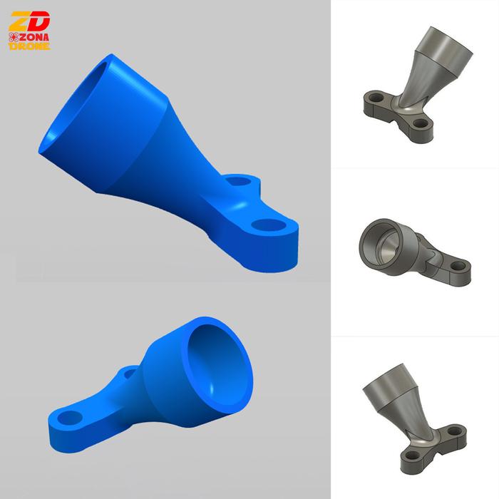 Jual T-Motor FT5 DJI Caddx Vista Antenna Mount FPV Drone 3D Print