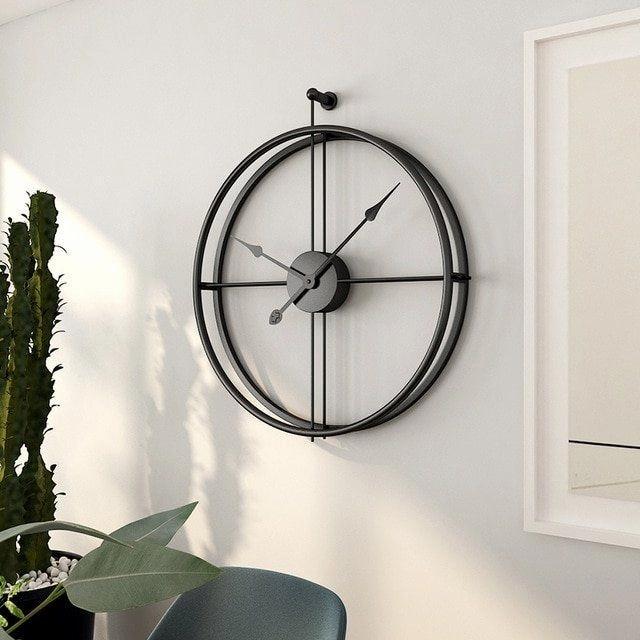 Gambar jam dinding polos diameter 60 cm - Hitam dari mwspfurniture undefined Tokopedia