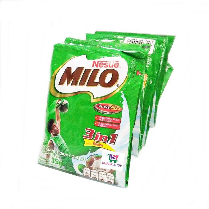 Gambar Susu Milo 3 in 1 - 1Receng-10Pcs dari Tokoku BSD undefined Tokopedia