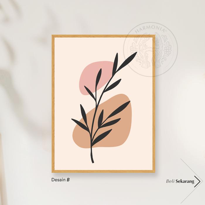Gambar Harmonia Hiasan Dinding Siluet Dedaunan Dekorasi Rumah - Desain B dari harmonia indonesia undefined Tokopedia