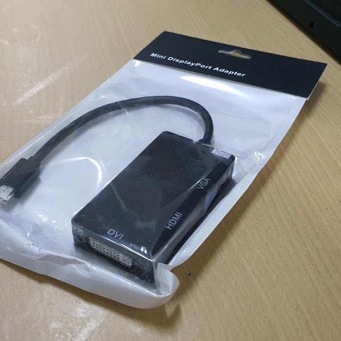Cable Converter Mini DP to HDMI Mini DP to VGA MiniDP in in  Putih