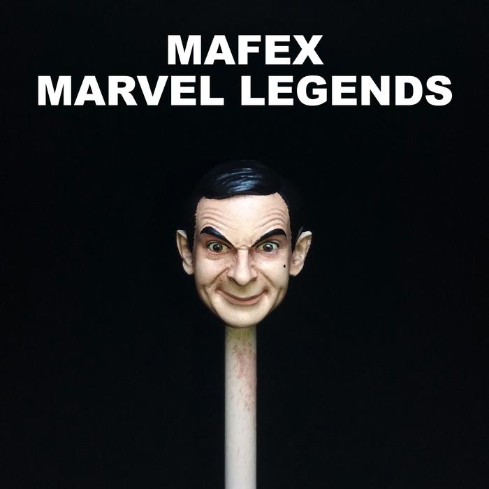 Gambar Mr. Bean Johnny English | 1/12 Scale Head Sculpt - Mafex / ML dari SFABS Workshop undefined Tokopedia
