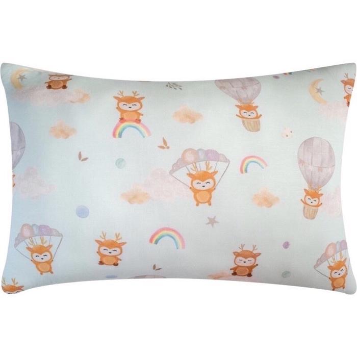 Gambar HIKARU BANTAL BAYI HIKARUSA CUDDLE BABY PILLOW BUDDY TENCEL MEDIUM - Mint Sky Deer dari Youngsan undefined Tokopedia