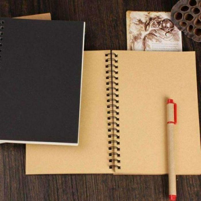 Gambar Sketsa Coklat, SKETSA / SKETCHBOOK / SKETCHBOOK A5 BROWN / SKETCH BOOK - Coklat, Craft Paper dari mediakertas undefined Tokopedia