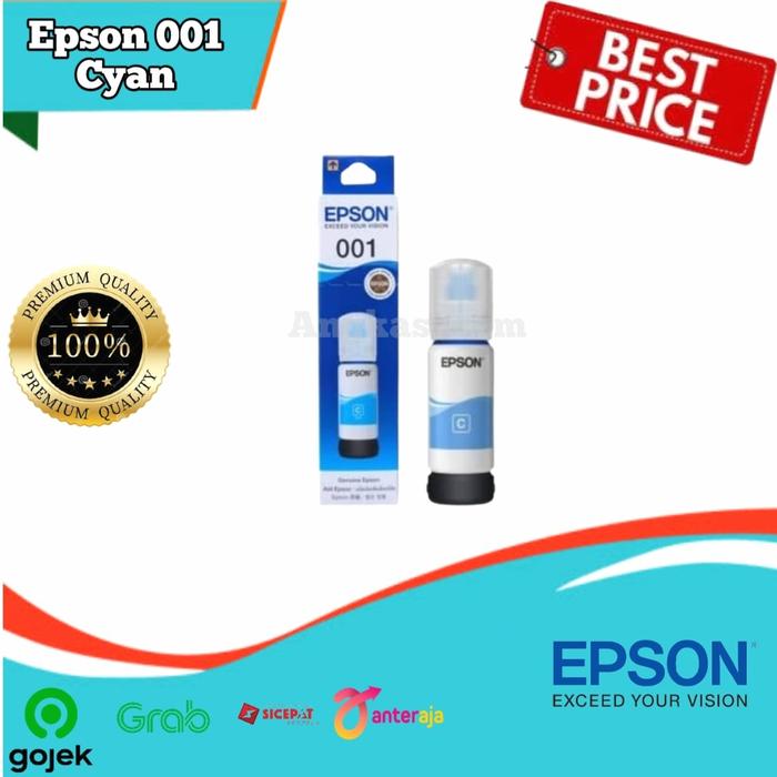 Gambar Tinta Epson 001 CMY L4150 L4160 L6160 L6170 L6190 - Biru dari Angkasacom undefined Tokopedia