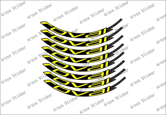 Gambar Sticker RIMS sepeda Roval Control SL Mountain Bike MTB Stiker sepeda - Kuning, 27,5 inch dari kinkin sticker undefined Tokopedia