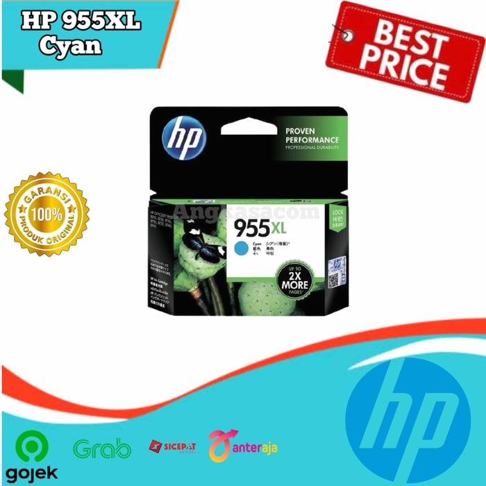 Gambar Tinta HP 955 XL Colour Original - Biru dari Angkasacom undefined Tokopedia