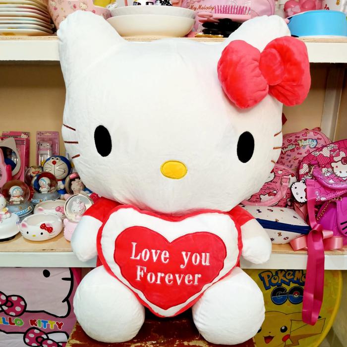 Gambar Boneka Hello Kitty Jumbo Import - C dari Fairy Kingdom undefined Tokopedia
