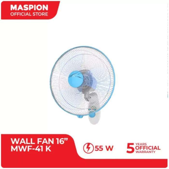 Gambar MASPION WALL FAN KIPAS ANGIN DINDING 16" MWF 41K MWF 41 K dari sinar66.id undefined Tokopedia