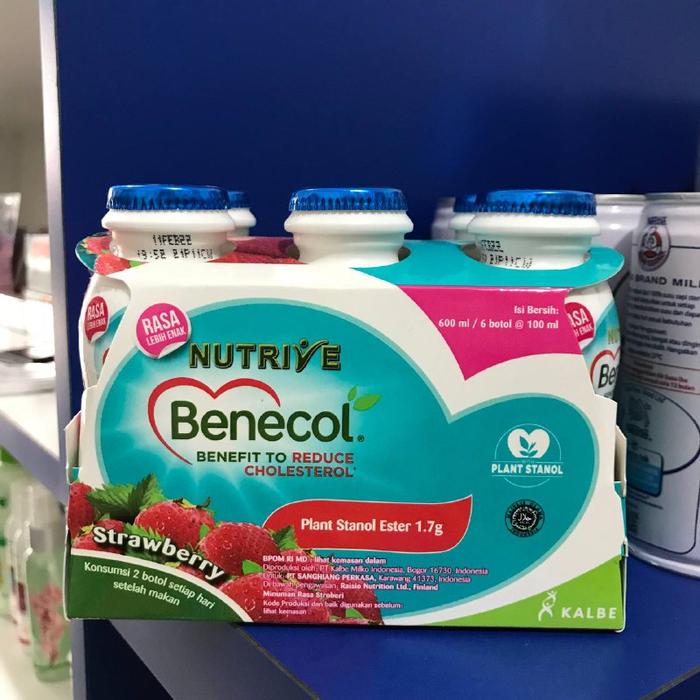 Gambar NUTRIVE BENECOL 100 ml - MENURUNKAN KOLESTEROL SECARA ALAMI - Strawberi dari Cordelia Farma Medikalindo undefined Tokopedia