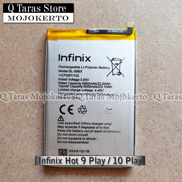 Jual Baterai Infinix Hot Play Atau Hot 10 Play Mojokerto