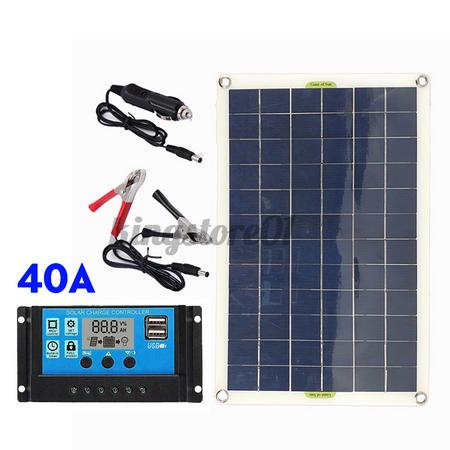 Gambar Panel Tenaga Surya Polikristalin 100W Kit Tenaga Surya Fleksibel 12V - 40A dari YOIKI JKTSTORE undefined Tokopedia