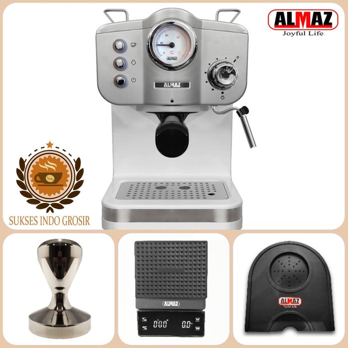 Gambar Paket Mesin Kopi Almaz Limited Edition ACM5033 barista tools dari Sukses Indo Grosir undefined Tokopedia