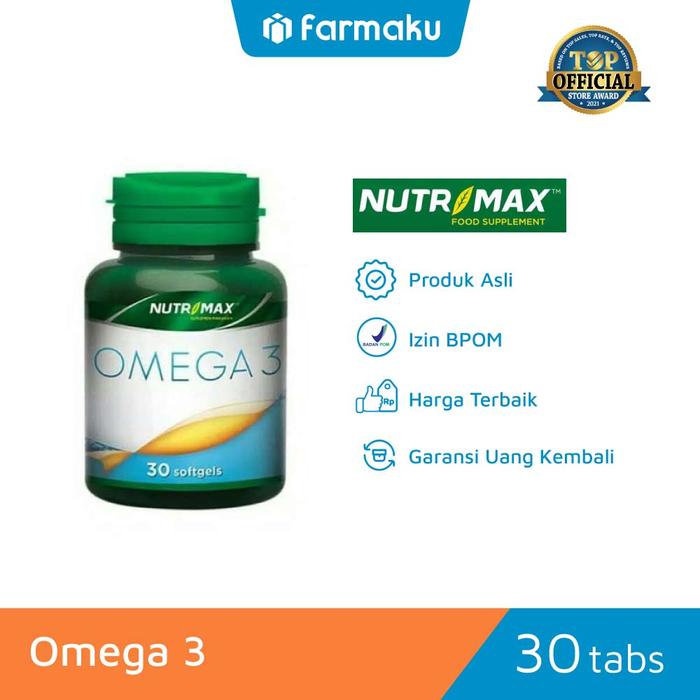 Gambar Nutrimax Omega 3 30'S dari Farmaku undefined Tokopedia