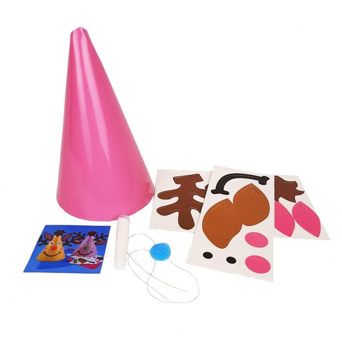 Gambar Mainan Edukasi Prakarya Anak Topi Rusa - pink dari HappyBrownFox undefined Tokopedia