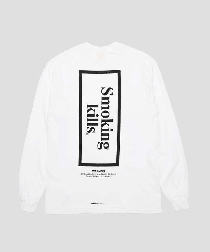 Gambar Fxxking Rabbits #FR2 Smoking Kills Box Logo L/S T-shirt [FRC1205] - Putih dari filmcrew.id undefined Tokopedia