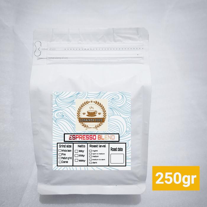 Gambar kopi espresso blend robusta arabika 250gr - bubuk halus, 250gr dari Lokajaya kopi undefined Tokopedia
