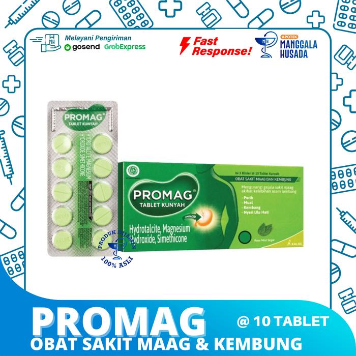 Gambar PROMAG TABLET KUNYAH PER STRIP @ 10 TABLET dari APOTEK MANGGALA HUSADA undefined Tokopedia