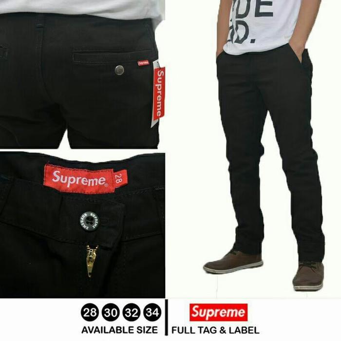 supreme Chino Pant Black Star 30（Chino Pant | Supreme 24ss）