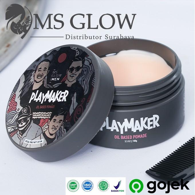 Gambar Pomade Playmaker Ms Glow For Men - OIL BASE dari indoislamicpedia undefined Tokopedia