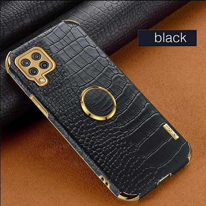 Gambar Crocodile Pattern Soft Case Samsung Galaxy M33 SamsungM33 5G Casing HP - Black-with Ring dari Akheshop_NEW undefined Tokopedia