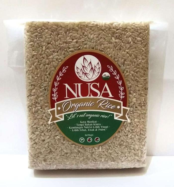Gambar Beras Coklat Organic Kualitas Export - Beras Organik Sehat Healthy Rice Organic  Food - NUSA dari Aurel Babyshop Kota Tangerang Selatan Tokopedia