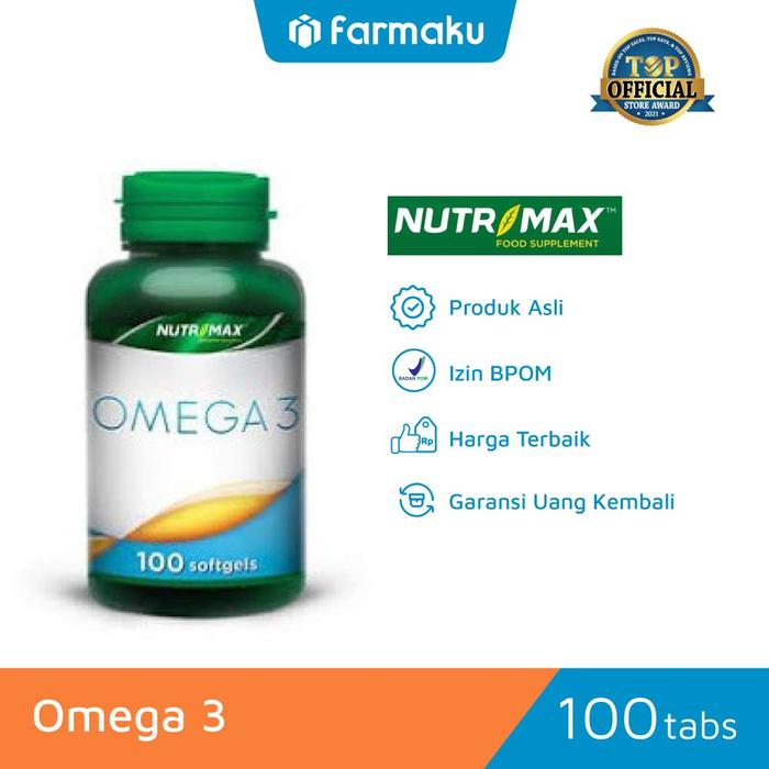 Gambar Nutrimax Omega 3 100'S dari Farmaku undefined Tokopedia