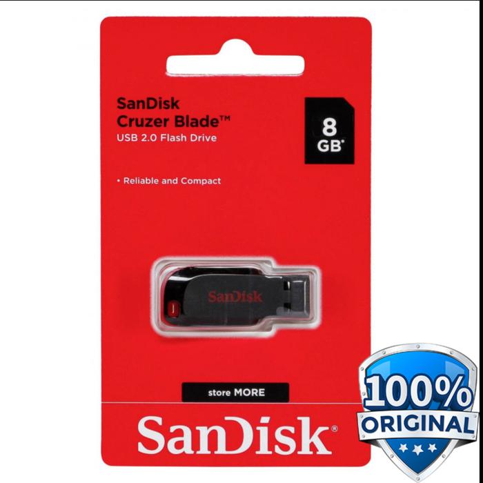 Gambar FLASHDISK SANDISK CRUZER BLADE 8/16/32/64 GB USB 2.0 - 8 gb dari UD. Datacom undefined Tokopedia