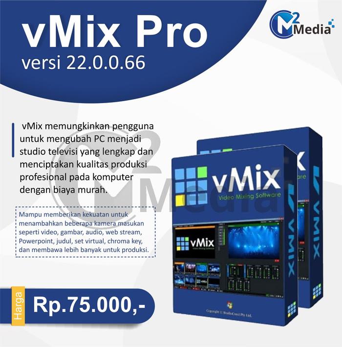 Jual Vmix Pro 22 Full Version Kab Gresik M2 Media Tokopedia