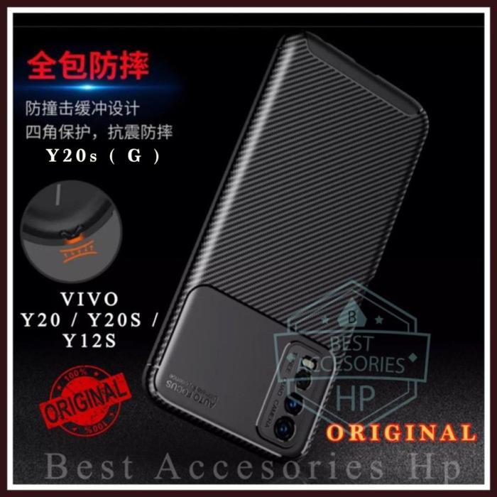 Gambar VIVO Y20s (G) SOFT CASE AUTO FOKUS ORIGINAL COVER CASING CAFELE COVER - Hitam, VIVO Y20S(G) dari Best Accesories Hp undefined Tokopedia