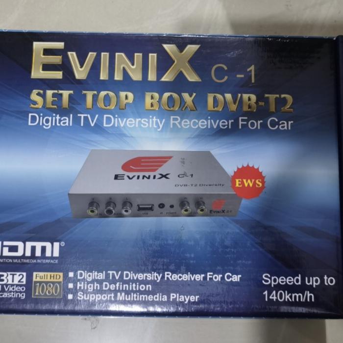 Jual Set Top Box DVB T2 Digital Evinix KHUSUS MOBIL Kota