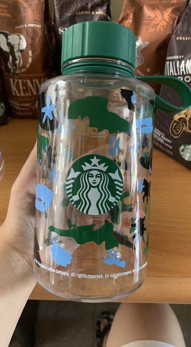 Gambar Starbucks X Kreaby Original 1L Liter Plastic Reusable Bottle Tumbler - dari tirajelo undefined Tokopedia