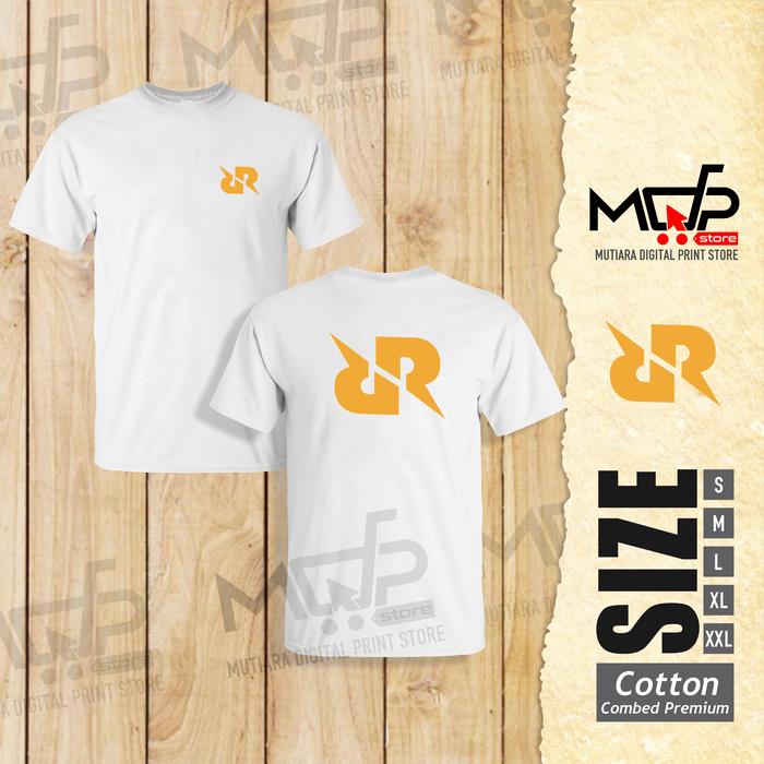 Gambar KAOS RRQ LOGO ESPORT BAJU PRIA WANITA DEWASA TSHIRT MDPSTORE - Putih, XL dari MDPrintStore undefined Tokopedia