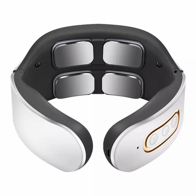 Gambar Alat Pijat Leher Elektrik Neck Massager 4head Rechargeable - Putih, PANAS dari Omuri Shop undefined Tokopedia