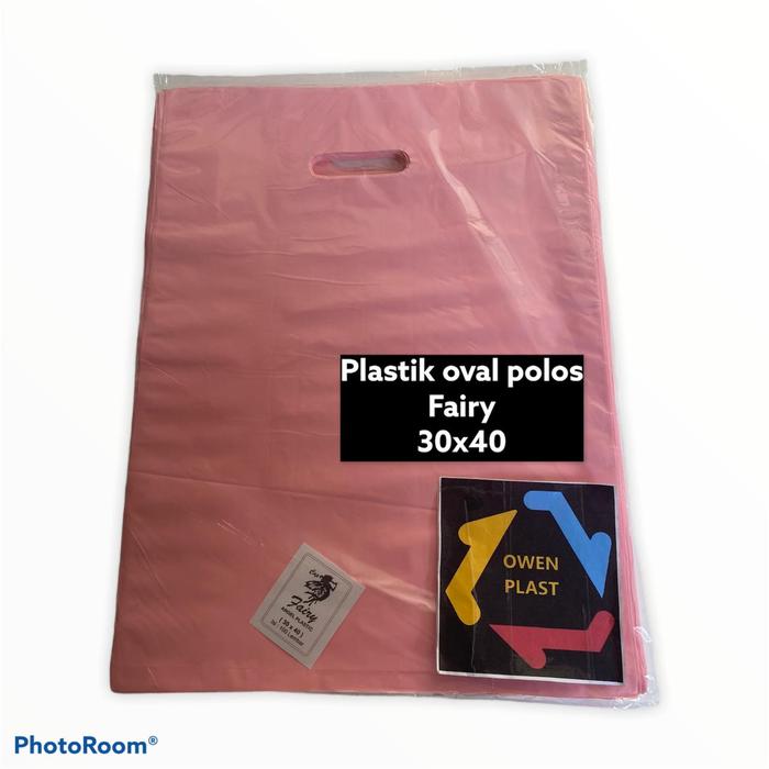 Gambar PLASTIK OVAL/KANTONG OVAL/KANTONG BAJU HD OVAL/PLASTIK POND ISI 100 PS - 30X40CM dari Owenplast undefined Tokopedia