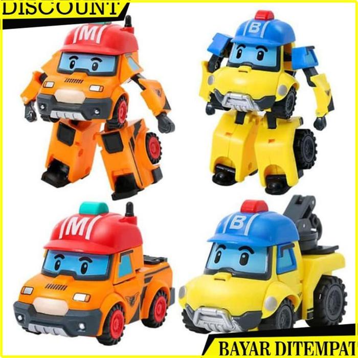 Jual Mainan Robocar poli mark bucky bisa berubah bentuk figure