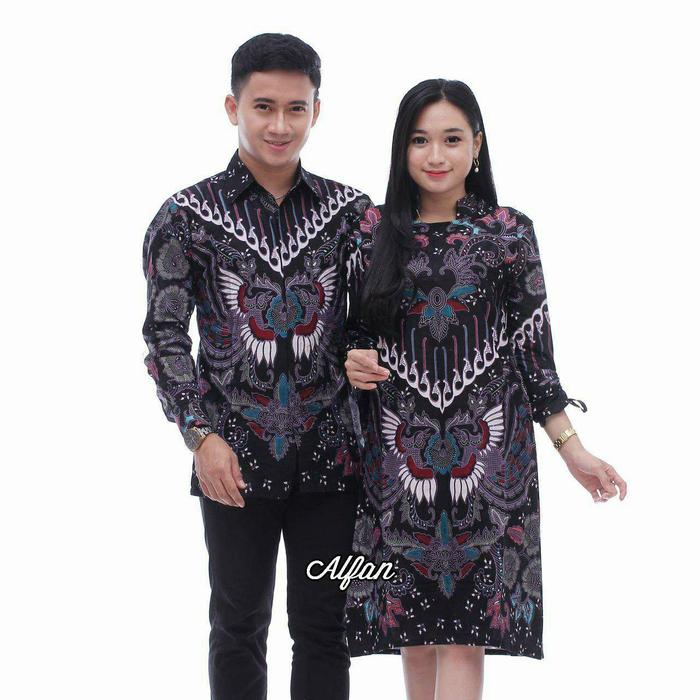 Gambar batik couple termurah sarimbit batik murah - kode A11 - mataram couple dari Luber Batik undefined 4 Tokopedia