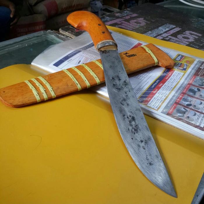 Gambar pisau Parang baja golok Parang besi potong kayu bambu - parang sarung dari tbandalas undefined Tokopedia