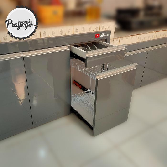 Gambar Kitchen Set Bawah - +Rak Piring dari Prayogo woodworking undefined Tokopedia