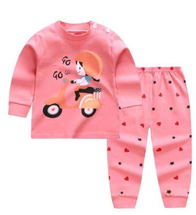 Gambar Bekasi! Setelan Lengan Panjang Anak 0-6 tahun / Set Baju Tidur Bayi - Set C, 100 dari BabyFb undefined 4 Tokopedia