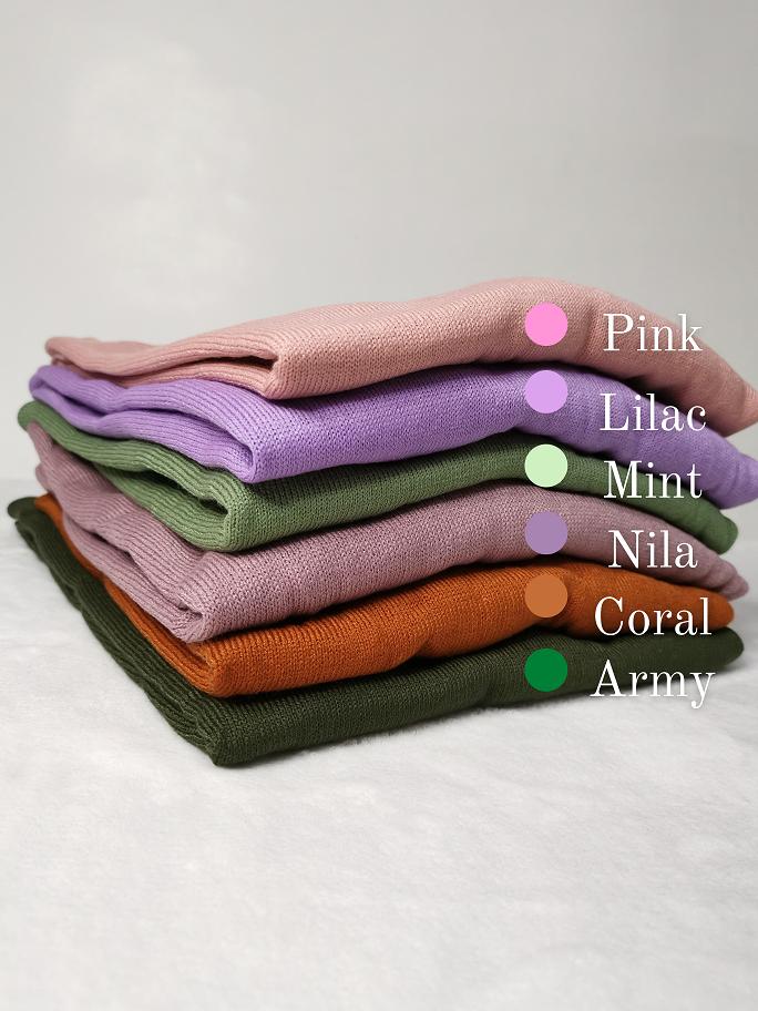 Gambar Okechuku ANDIEN Knit Vest Korean Style Rompi Vest Tali Outer Hijab - Lilac dari Okechuku undefined Tokopedia