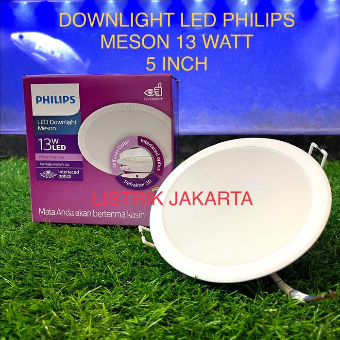 Gambar LAMPU DOWNLIGHT LED PHILIPS 13 WATT 13 W 13W 13WATT MESON 59464 - Putih dari PUSAT LISTRIK JAKARTA KENARI undefined Tokopedia